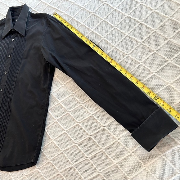 BOSS Hugo Boss Men’s Black Button Down Dress Shirt. Size 17 neck - Picture 6 of 10